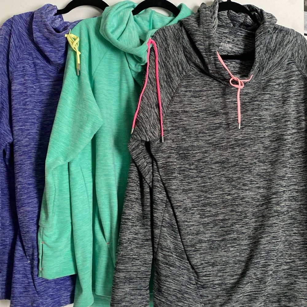 Three Oversized Sweatshirts
